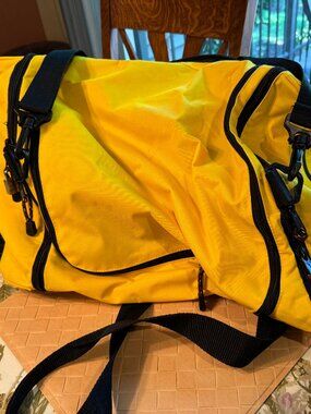 Eddie Bauer Large Duffel Bag Yellow 23" x 15" x 14"